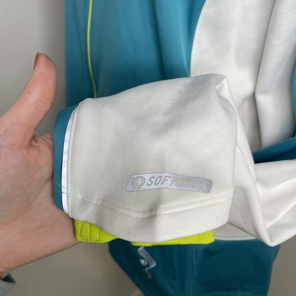 Pearl Izumi Infinity Softshell Jacket Blue Waterproof Windproof Zip Up Lg Bike - Picture 9 of 16